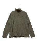 POLO RALPH LAURENポロ・ラルフローレン）の古着「ハーフジップニット」｜グレー
