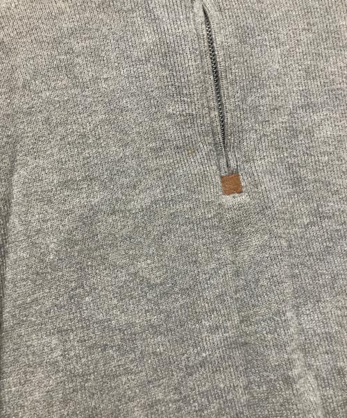 POLO RALPH LAUREN（ポロ・ラルフローレン）POLO RALPH LAUREN (ポロ・ラルフローレン) ハーフジップニット グレー サイズ:XLの古着・服飾アイテム
