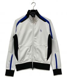 POLO RALPH LAUREN（ポロ・ラルフローレン）の古着「トラックジャケット」｜ホワイト×ブラック
