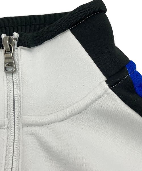 POLO RALPH LAUREN（ポロ・ラルフローレン）POLO RALPH LAUREN (ポロ・ラルフローレン) トラックジャケット ホワイト×ブラック サイズ:SIZE Sの古着・服飾アイテム
