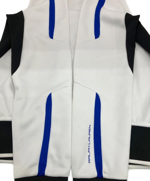 POLO RALPH LAUREN（ポロ・ラルフローレン）POLO RALPH LAUREN (ポロ・ラルフローレン) トラックジャケット ホワイト×ブラック サイズ:SIZE Sの古着・服飾アイテム