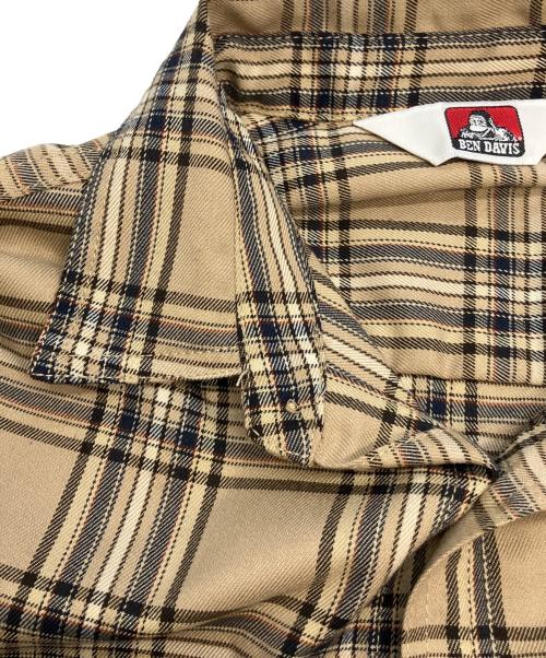 BEN DAVIS（ベンデイビス）BEN DAVIS (ベンデイビス) 長袖シャツ ブラウン サイズ:SIZE Mの古着・服飾アイテム