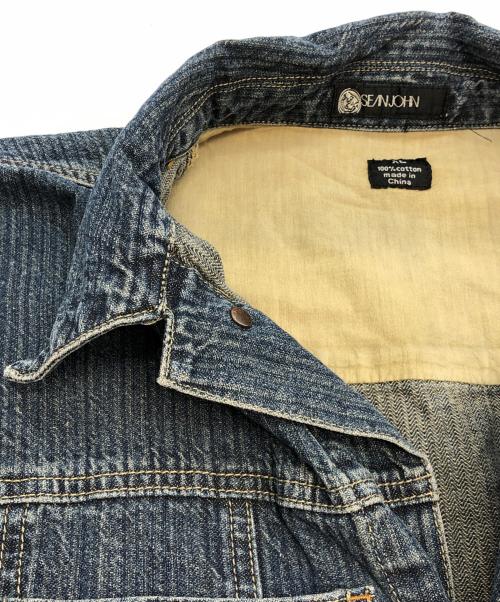 SEAN JOHN（ショーンジョン）SEAN JOHN (ショーンジョン) デニムジャケット インディゴ サイズ:XLの古着・服飾アイテム