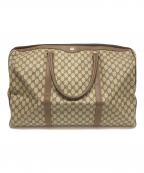 GUCCIグッチ）の古着「GG　ボストンバッグ」｜ベージュ