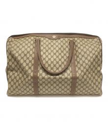 GUCCI（グッチ）の古着「GG　ボストンバッグ」｜ベージュ