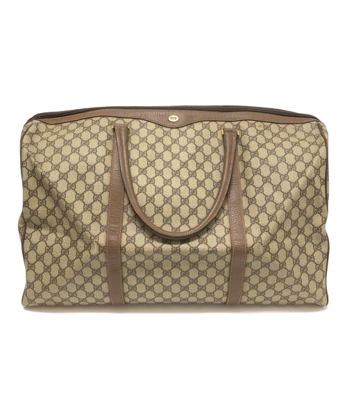 GUCCI（グッチ）GUCCI (グッチ) GG　ボストンバッグ ベージュの古着・服飾アイテム