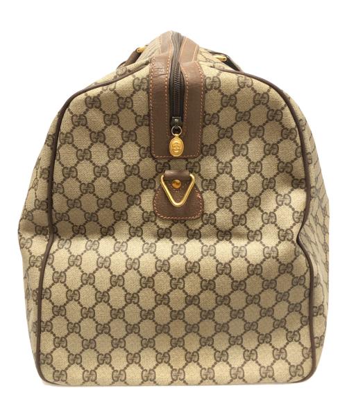 GUCCI（グッチ）GUCCI (グッチ) GG　ボストンバッグ ベージュの古着・服飾アイテム