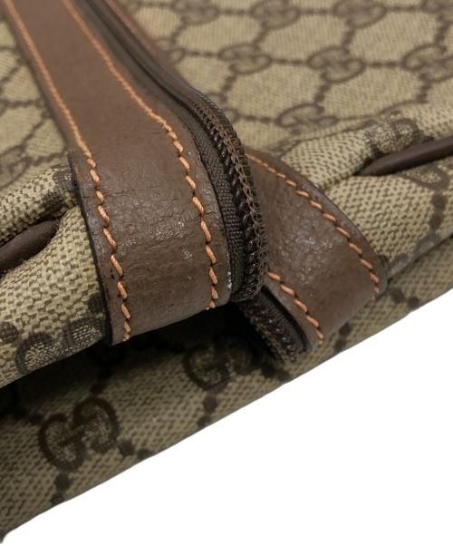 GUCCI（グッチ）GUCCI (グッチ) GG　ボストンバッグ ベージュの古着・服飾アイテム