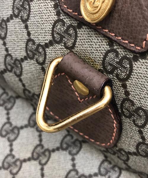 GUCCI（グッチ）GUCCI (グッチ) GG　ボストンバッグ ベージュの古着・服飾アイテム