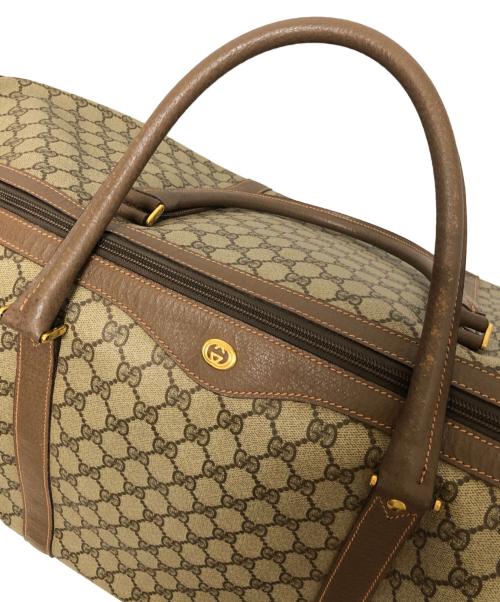GUCCI（グッチ）GUCCI (グッチ) GG　ボストンバッグ ベージュの古着・服飾アイテム