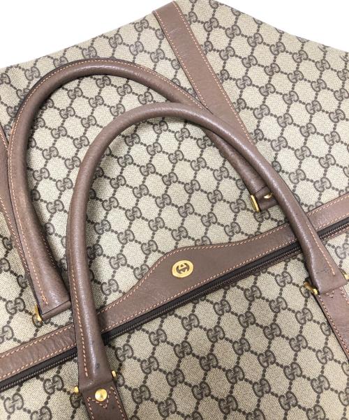 GUCCI（グッチ）GUCCI (グッチ) GG　ボストンバッグ ベージュの古着・服飾アイテム