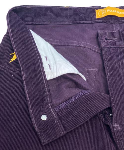 Polar Skate Co（ポーラー スケート カンパニー）POLAR SKATE CO (ポーラー スケート カンパニー) コーデュロイパンツ パープル サイズ:W32L30の古着・服飾アイテム