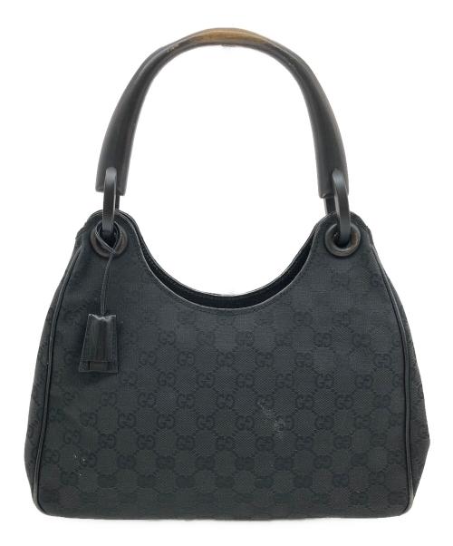 GUCCI（グッチ）GUCCI (グッチ) ハンドバッグ ブラックの古着・服飾アイテム