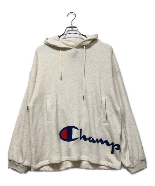 Champion（チャンピオン）Champion (チャンピオン) パーカー アイボリー サイズ:Lの古着・服飾アイテム