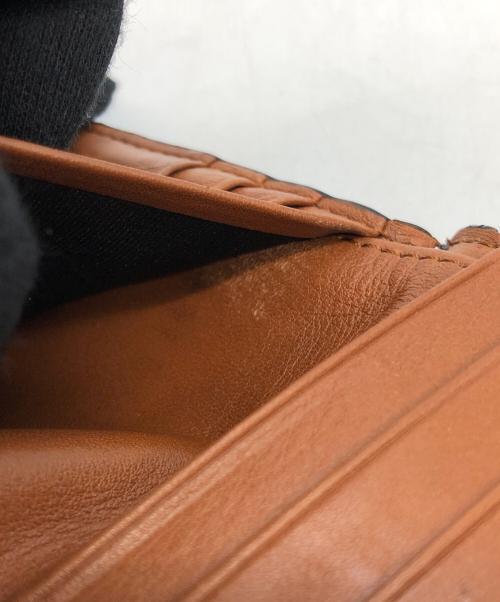 LOEWE（ロエベ）LOEWE (ロエベ) 2つ折り財布 ブルー×ブラウンの古着・服飾アイテム