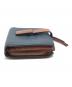 中古・古着 LOEWE (ロエベ) 2つ折り財布 ブルー×ブラウン：13000円