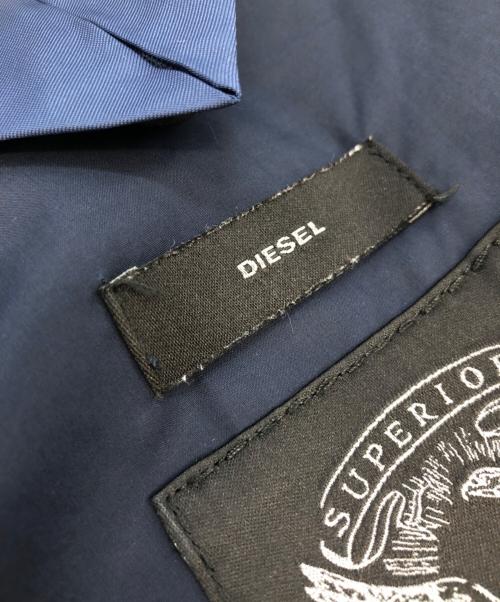 DIESEL（ディーゼル）DIESEL (ディーゼル) テーラードジャケット ネイビー サイズ:46の古着・服飾アイテム