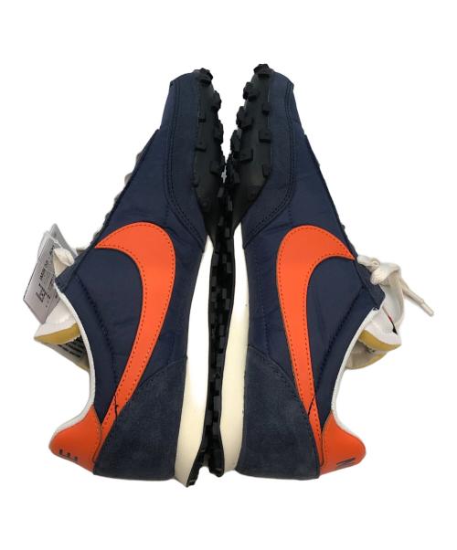 NIKE（ナイキ）NIKE (ナイキ) ワッフルレーサースニーカー ネイビー×オレンジ サイズ:26.5の古着・服飾アイテム