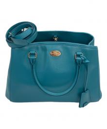 COACH（コーチ）の古着「2WAYバッグ」｜スカイブルー