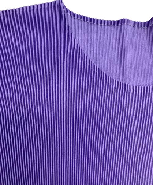 PLEATS PLEASE（プリーツプリーズ）PLEATS PLEASE (プリーツプリーズ) 半袖カットソー パープル サイズ:3の古着・服飾アイテム