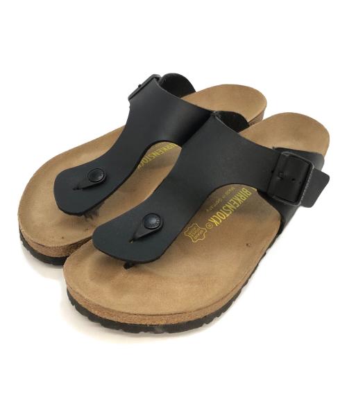 BIRKENSTOCK（ビルケンシュトック）BIRKENSTOCK (ビルケンシュトック) GIZEH　サンダル ブラック×ベージュ サイズ:SIZE 26.5cmの古着・服飾アイテム
