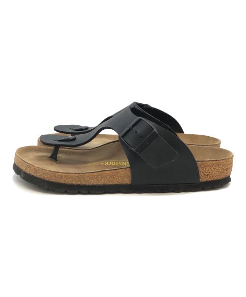 BIRKENSTOCK（ビルケンシュトック）BIRKENSTOCK (ビルケンシュトック) GIZEH　サンダル ブラック×ベージュ サイズ:SIZE 26.5cmの古着・服飾アイテム