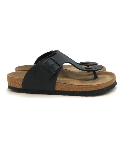 BIRKENSTOCK（ビルケンシュトック）BIRKENSTOCK (ビルケンシュトック) GIZEH　サンダル ブラック×ベージュ サイズ:SIZE 26.5cmの古着・服飾アイテム