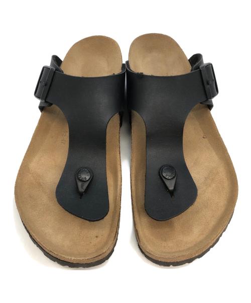 BIRKENSTOCK（ビルケンシュトック）BIRKENSTOCK (ビルケンシュトック) GIZEH　サンダル ブラック×ベージュ サイズ:SIZE 26.5cmの古着・服飾アイテム