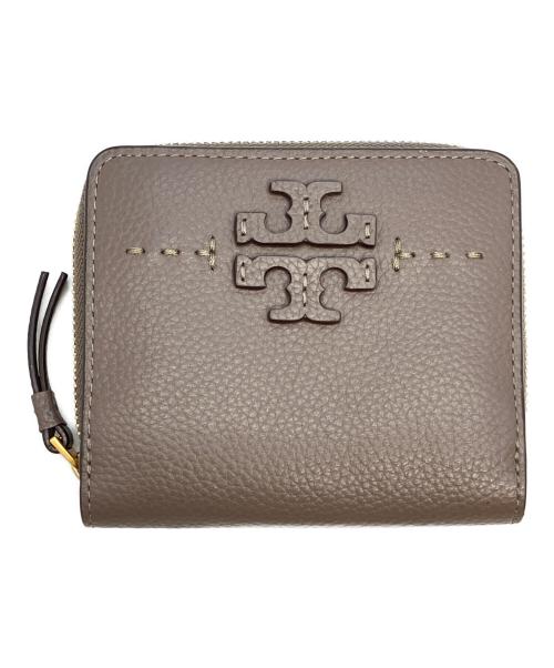 TORY BURCH（トリーバーチ）TORY BURCH (トリーバーチ) 2つ折り財布 グレーの古着・服飾アイテム