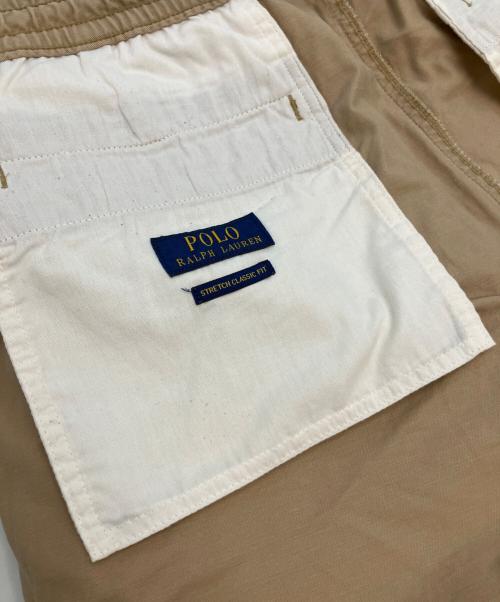 POLO RALPH LAUREN（ポロ・ラルフローレン）POLO RALPH LAUREN (ポロ・ラルフローレン) STRETCH CLASSIC FIT ベージュ サイズ:SIZE Mの古着・服飾アイテム