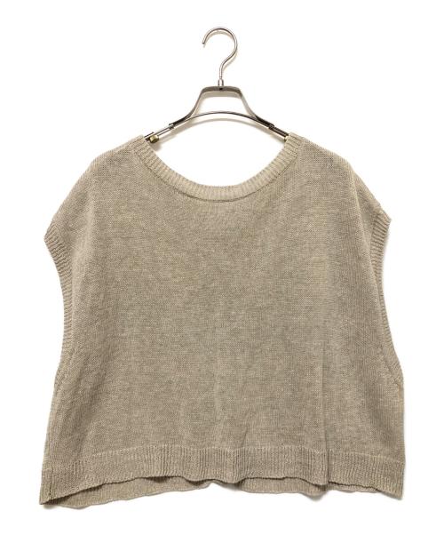 BEARDSLEY（ビアズリー）BEARDSLEY (ビアズリー) 薄手カーディガン ベージュ サイズ:Freeの古着・服飾アイテム