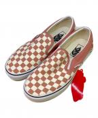 VANSヴァンズ）の古着「ローカットスニーカー」｜ピンク×アイボリー