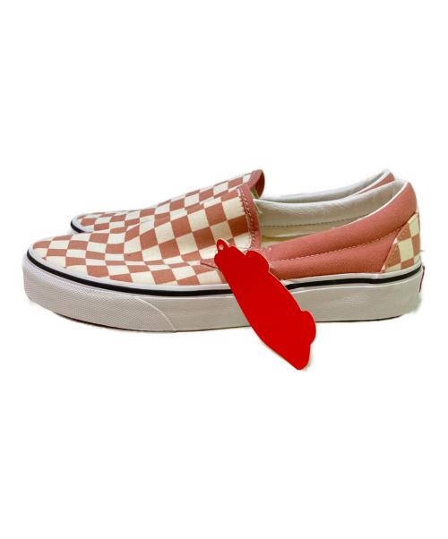 VANS（ヴァンズ）VANS (ヴァンズ) ローカットスニーカー ピンク×アイボリー サイズ:24の古着・服飾アイテム
