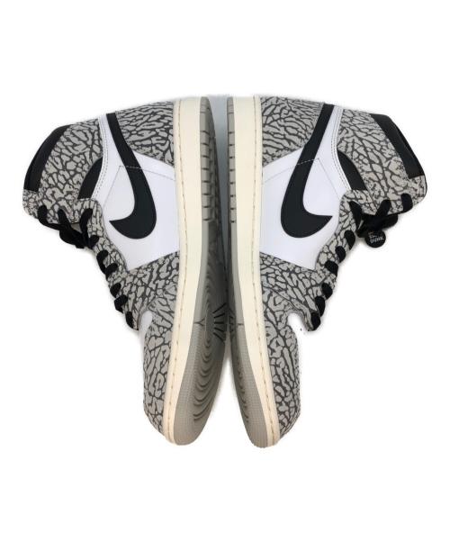 NIKE（ナイキ）NIKE (ナイキ) AIR JORDAN1　High OG White Cement/Safari ホワイト×グレー サイズ:SIZE 29cmの古着・服飾アイテム