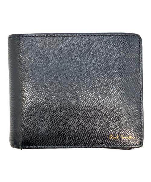 PAUL SMITH（ポールスミス）PAUL SMITH (ポールスミス) 2つ折り財布 ブラックの古着・服飾アイテム