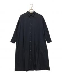 CB CRESTBRIDGE（シービークレストブリッジ）の古着「長袖ワンピース」｜ネイビー