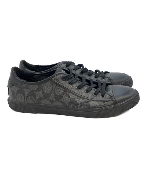 COACH（コーチ）COACH (コーチ) Signature Low Top Sneaker ブラック サイズ:10の古着・服飾アイテム