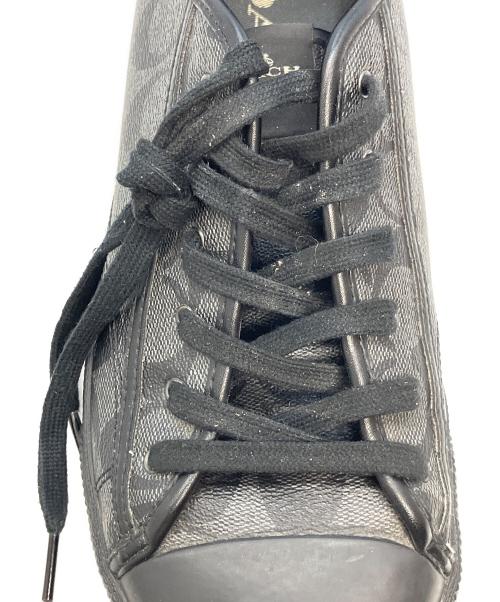 COACH（コーチ）COACH (コーチ) Signature Low Top Sneaker ブラック サイズ:10の古着・服飾アイテム
