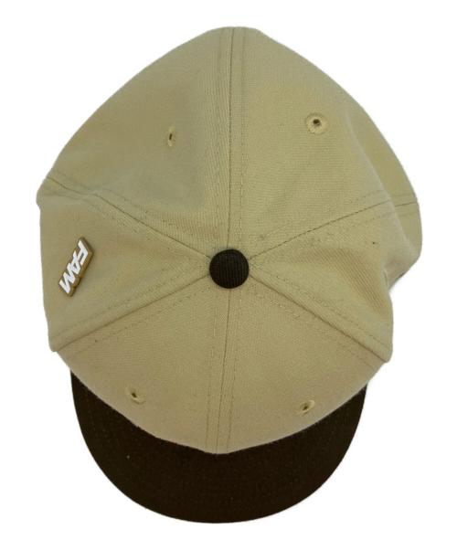 New Era（ニューエラ）New Era (ニューエラ) キャップ ベージュ×ブラウン サイズ:63.5の古着・服飾アイテム