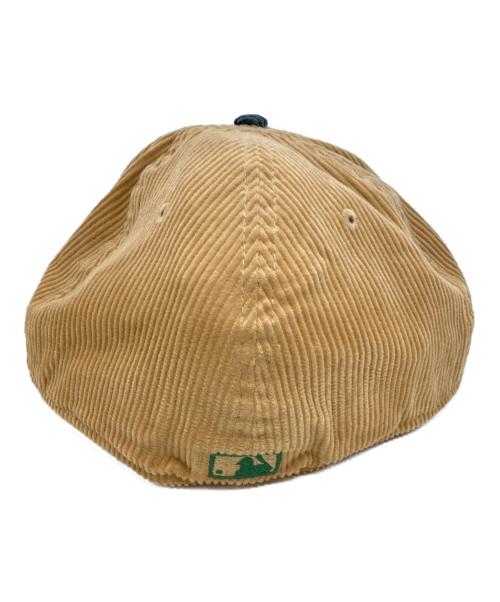 New Era（ニューエラ）New Era (ニューエラ) キャップ ベージュ×グリーン サイズ:63.5の古着・服飾アイテム