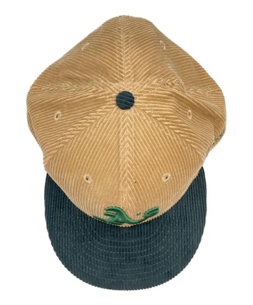 New Era（ニューエラ）New Era (ニューエラ) キャップ ベージュ×グリーン サイズ:63.5の古着・服飾アイテム