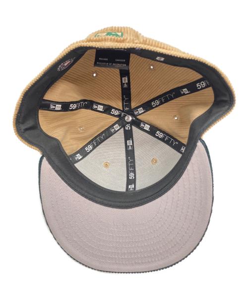 New Era（ニューエラ）New Era (ニューエラ) キャップ ベージュ×グリーン サイズ:63.5の古着・服飾アイテム