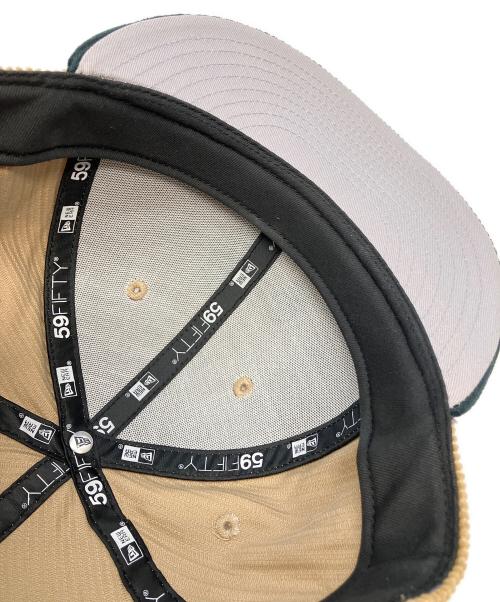 New Era（ニューエラ）New Era (ニューエラ) キャップ ベージュ×グリーン サイズ:63.5の古着・服飾アイテム