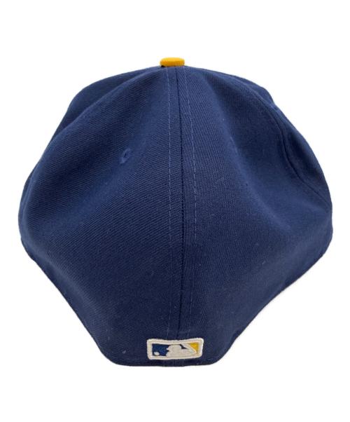 New Era（ニューエラ）New Era (ニューエラ) キャップ ネイビー×イエロー サイズ:63.5の古着・服飾アイテム