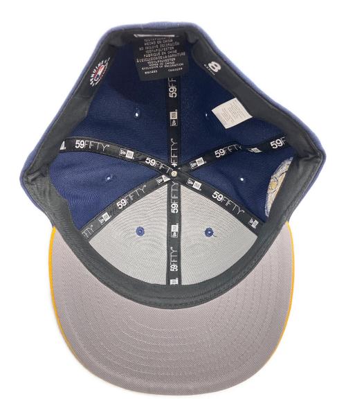 New Era（ニューエラ）New Era (ニューエラ) キャップ ネイビー×イエロー サイズ:63.5の古着・服飾アイテム