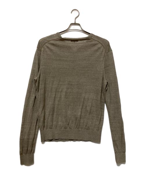 theory（セオリー）theory (セオリー) 薄手ニット ベージュ サイズ:40の古着・服飾アイテム