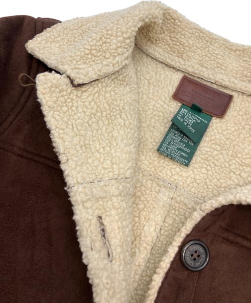 LAUREN RALPH LAUREN（ローレン ラルフ ローレン）LAUREN RALPH LAUREN (ローレン ラルフ ローレン) ムートンジャケット ブラウン サイズ:SIZE Sの古着・服飾アイテム