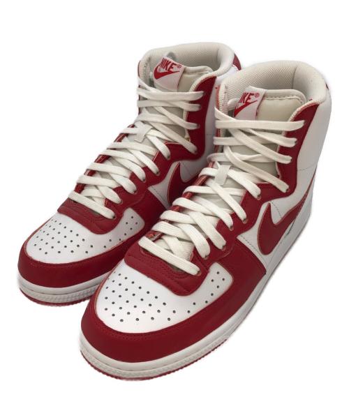 NIKE（ナイキ）NIKE (ナイキ) ハイカットスニーカー ホワイト×レッド サイズ:SIZE 26cmの古着・服飾アイテム