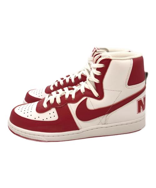 NIKE（ナイキ）NIKE (ナイキ) ハイカットスニーカー ホワイト×レッド サイズ:SIZE 26cmの古着・服飾アイテム