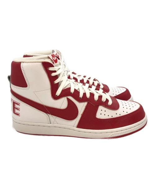 NIKE（ナイキ）NIKE (ナイキ) ハイカットスニーカー ホワイト×レッド サイズ:SIZE 26cmの古着・服飾アイテム